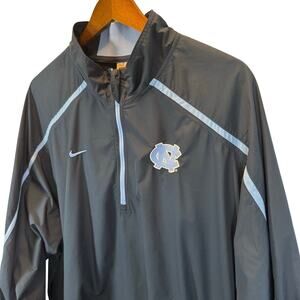 Nike Men’s XXL North Carolina Tar Heels Quarter Zip Pullover UNC Windbreaker EUC